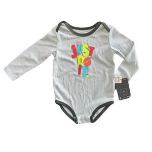 Nike Dri-Fit Onesie, 24M, Gray, NWT, Basketball